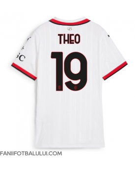 AC Milan Theo Hernandez #19 Tricou Fotbal Replică 2024-25 Femei Deplasare